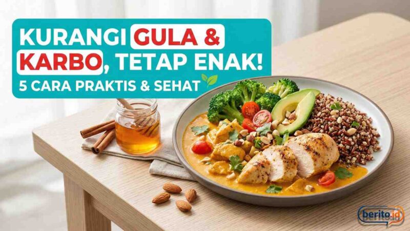 Tetap Manis Tanpa Risiko: Trik Kurangi Gula yang Tak Bakal Bikin Lidah Siksa (Ilustrasi: AI)