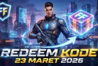 Kode Redeem FF Hari Ini 23 Maret 2026 untuk Survivor Sejati (Foto: AI)