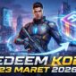 Kode Redeem FF Hari Ini 23 Maret 2026 untuk Survivor Sejati (Foto: AI)