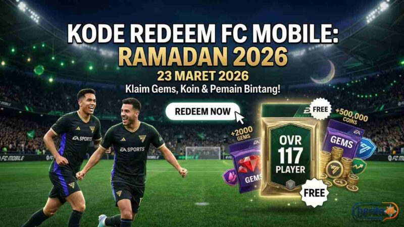 Jangan Terlewat! Daftar Kode Redeem FC Mobile Hari Ini 23 Maret 2026 untuk Skuad Impian (Foto: AI)