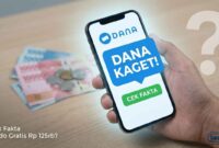 Saldo DANA Gratis Rp 125.000, Benaran Cair atau Cuma Jebakan Link? (Foto: AI)