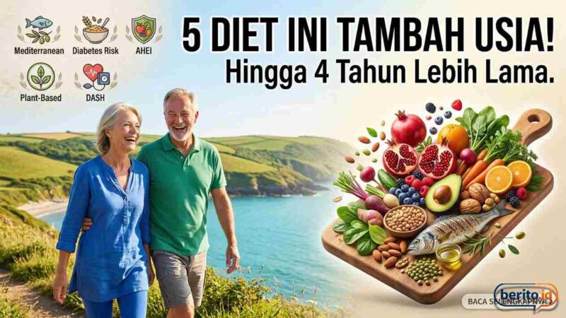Ingin Hidup Lebih Lama? Intip 5 Jenis Diet yang Efektif Turunkan Risiko Kematian (Foto: AI)