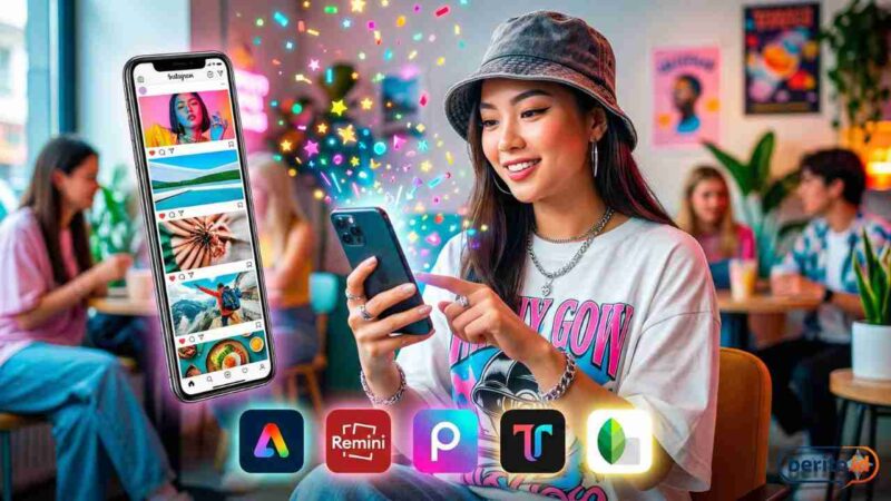 5 Aplikasi Edit Foto Ini Jadi Senjata Rahasia Gen Z Biar Feed Instagram Gacor (Foto: AI)