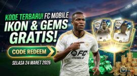 Daftar Kode Redeem FC Mobile Selasa 24 Maret 2026: Kesempatan Dapat Ikon Legenda Gratis (Foto: AI)