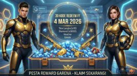 Pesta Reward Garena! 30 Kode Redeem FF 4 Maret 2026 Ini Berhadiah Skin Langka & Diamond