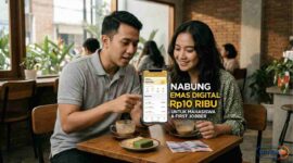 Gaji Pas-pasan Tetap Bisa Nabung, Intip Cara Investasi Emas Digital Mulai Rp10 Ribu (Foto: AI)