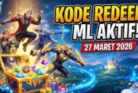 Borong Hadiah Gratis! Daftar Kode Redeem ML Terbaru 27 Maret 2026 yang Masih Aktif (Foto:AI)