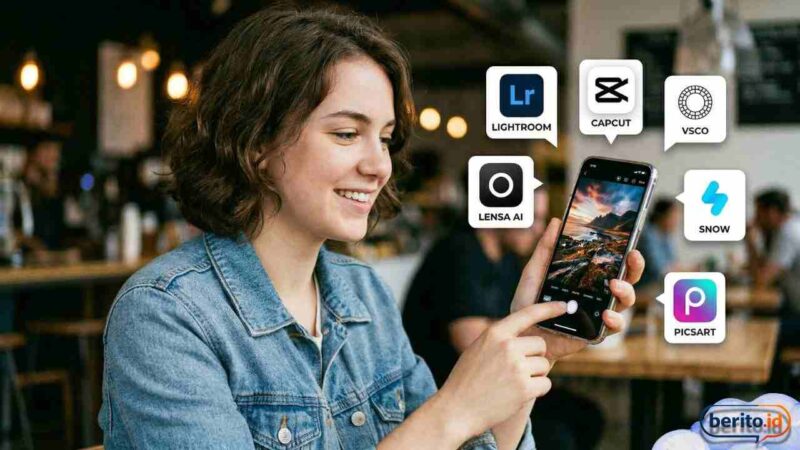 5 Aplikasi Edit Foto Smartphone yang Lagi Viral 2026, Hasilnya Bak Fotografer Pro! (Foto: AI)