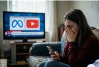 Ilustrasi. Meta dan YouTube Divonis Bersalah Picu Kecanduan Medsos pada Anak (Foto: AI)