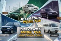 5 Mobil Tua Legendaris Ini Justru Terbukti Tangguh dan Irit BBM (Foto: AI)