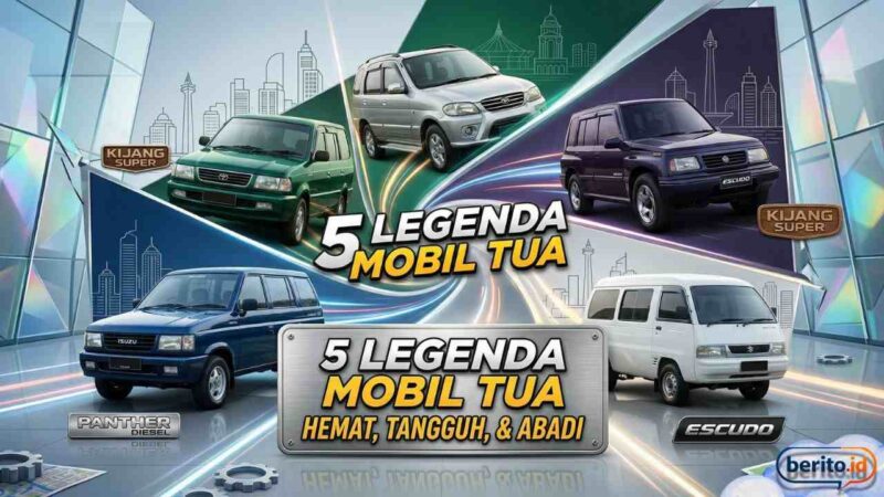 5 Mobil Tua Legendaris Ini Justru Terbukti Tangguh dan Irit BBM (Foto: AI)