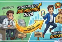 Sering Burnout? Mungkin Ini Saatnya Kamu Coba Strategi Job Hopping Biar Gaji Naik Drastis di 2026 (Foto: AI)