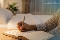 Rahasia Tidur Nyenyak Tanpa Cemas: Cukup Luangkan 5 Menit untuk Menulis Journaling (Foto: AI)
