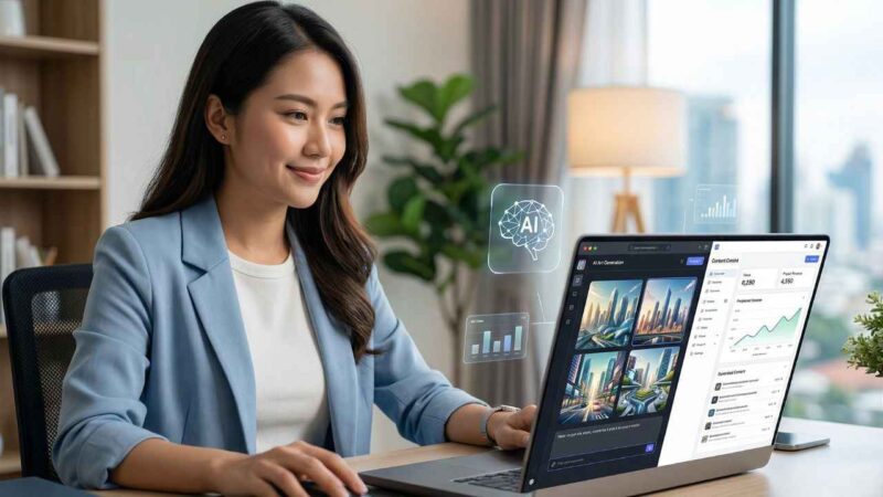 Ilustrasi. 5 Cara Pakai AI untuk Cari Uang Tambahan di Tahun 2026 (Foto: AI)