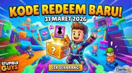 Update Terbaru! Daftar Kode Redeem Stumble Guys Hari Ini 31 Maret 2026 untuk Klaim Item Langka (Foto: AI)