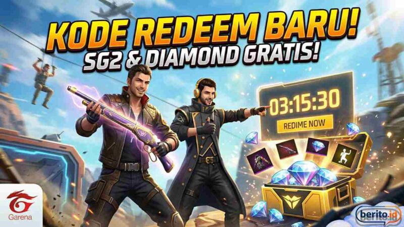 Kejutan Akhir Bulan, Cek Kode Redeem FF Selasa 31 Maret 2026 Sebelum Limit Penukaran Habis (Foto: AI)