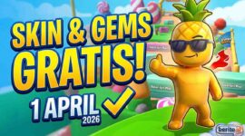 Bukan April Mop! Kode Redeem Stumble Guys 1 April 2026 Ini Beri Gems & Skin Gratis (Foto: AI)