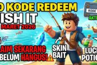 10 Kode Redeem Fish It Roblox 5 Maret 2026: Klaim Skin Bait & Luck Potion Sebelum Hangus!