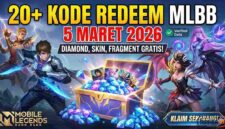 Update Terbaru! Daftar Kode Redeem Mobile Legends 5 Maret 2026, Siap Borong Diamond Gratis