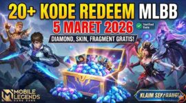 Update Terbaru! Daftar Kode Redeem Mobile Legends 5 Maret 2026, Siap Borong Diamond Gratis