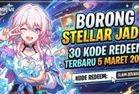 Borong Stellar Jade! 30 Kode Redeem Honkai Star Rail Terbaru 5 Maret 2026