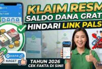 Cara Resmi Klaim Saldo DANA Gratis 2026: Hindari Link Palsu yang Mengatasnamakan DANA