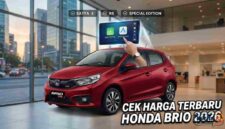 Cek Harga Terbaru Honda Brio 2026: Varian Satya Hingga RS Dapat Upgrade Baru