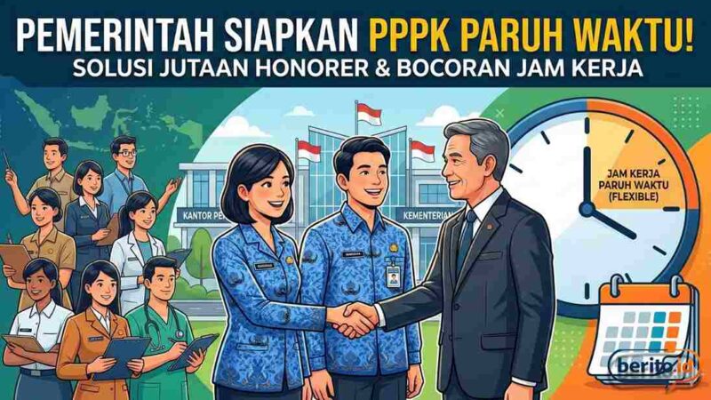 Pemerintah Siapkan PPPK Paruh Waktu untuk Jutaan Honorer, Ini Bocoran Jam Kerjanya