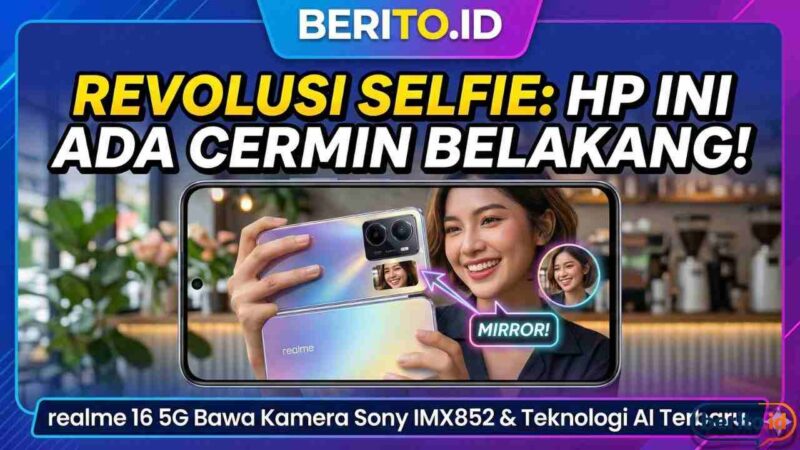 Bocoran realme 16 5G: Fitur 'Selfie Mirror' Pertama di Dunia, Harga Tetap Ramah Kantong?