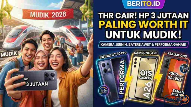 Intip Daftar HP 3 Jutaan Paling Worth It: Kamera Jernih & Baterai Awet Buat Mudik