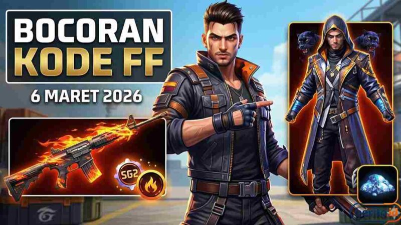 Bocoran Kode Redeem FF Hari Ini 6 Maret 2026, Ada Token SG2 & Bundle Gratis