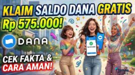 Klaim Saldo DANA Gratis Rp 575.000 Ramai Diburu, Cek Fakta dan Cara Amannya di Sini!