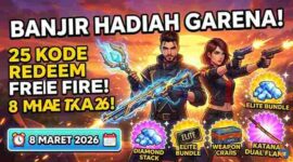 Banjir Hadiah Garena: Daftar 25 Kode Redeem Free Fire Terbaru 8 Maret 2026 dan Cara Klaimnya