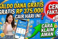 Heboh Saldo DANA Gratis Rp 375.000 Cair Hari Ini, Cek Fakta dan Cara Klaim yang Benar Agar Tidak Tertipu