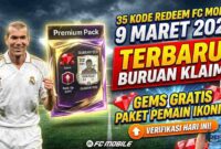 35 Kode Redeem FC Mobile 9 Maret 2026 Terbaru: Ada Gems Gratis dan Paket Pemain Ikonik