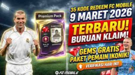 35 Kode Redeem FC Mobile 9 Maret 2026 Terbaru: Ada Gems Gratis dan Paket Pemain Ikonik