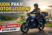 Mudik Pakai Motor Listrik? Simak Rekomendasi Unit dengan Fast Charging dan Baterai Badak