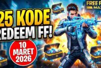 25 Kode Redeem FF MAX 10 Maret 2026: Klaim Skin XM8 Blizzard Blaze & Token Eksklusif