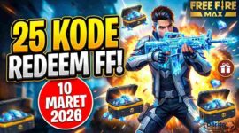 25 Kode Redeem FF MAX 10 Maret 2026: Klaim Skin XM8 Blizzard Blaze & Token Eksklusif