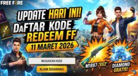 Update Hari Ini! Daftar Kode Redeem FF 11 Maret 2026, Ada Kejutan Diamond dan Skin Eksklusif Garena