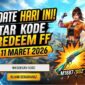 Update Hari Ini! Daftar Kode Redeem FF 11 Maret 2026, Ada Kejutan Diamond dan Skin Eksklusif Garena