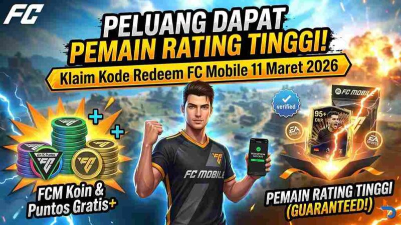 Peluang Dapat Pemain Rating Tinggi! Klaim Kode Redeem FC Mobile 11 Maret 2026 Sekarang