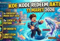Daftar Kode Redeem Fish It Roblox