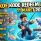 Daftar Kode Redeem Fish It Roblox