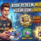 Kode Redeem MLBB 11 Maret 2026 untuk Klaim Item Langka