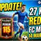Update! 27 Kode Redeem FC Mobile 14 Maret 2026: Sikat Gems dan Pemain OVR 115