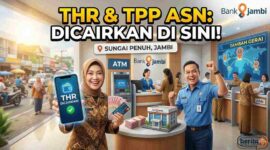 Ilustrasi. Bank Jambi Sungai Penuh Tambah Gerai Pencairan THR dan TPP ASN, Ini Lokasinya (Foto: AI)