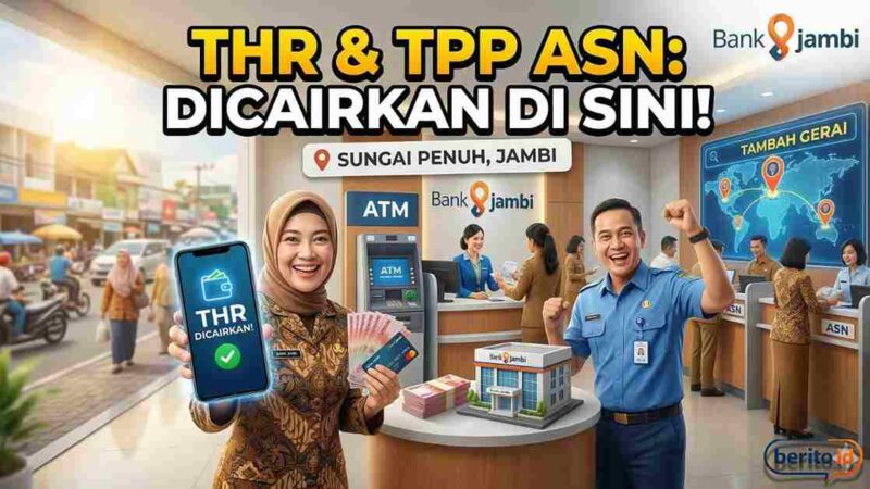 Ilustrasi. Bank Jambi Sungai Penuh Tambah Gerai Pencairan THR dan TPP ASN, Ini Lokasinya (Foto: AI)