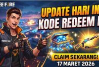 Update Hari Ini! Kode Redeem FF 17 Maret 2026 untuk Klaim Diamond Box dan Skin Evo Gun