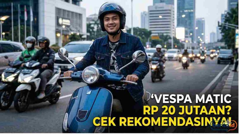 Punya Budget Rp20 Jutaan? Ini Daftar Vespa Matic Bekas yang Masih Gagah di Jalanan